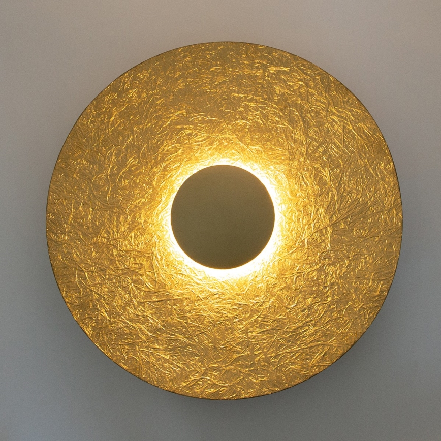 LED Sienas lampa SOLE LED/16W/230V d. 65 cm zelta