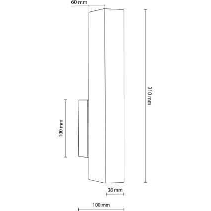 LED Sienas lampa TEO LED/3W/230V 3000K priede