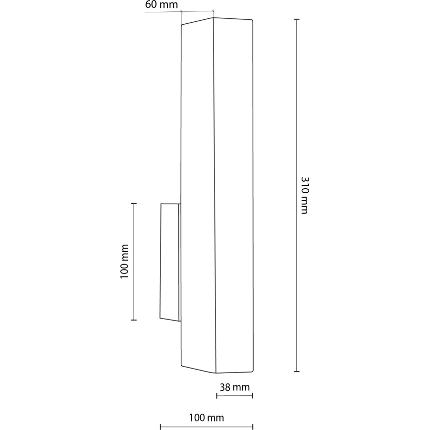 LED Sienas lampa TEO LED/3W/230V 3000K priede