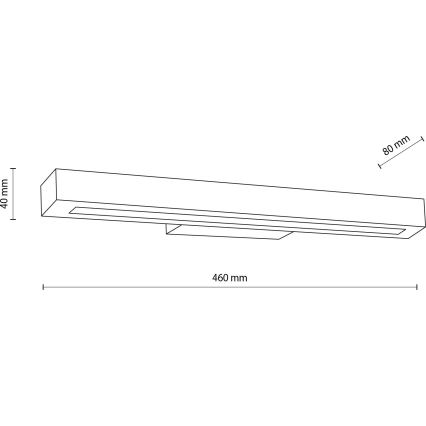 LED Sienas lampa TEO LED/8W/230V 3000K priede