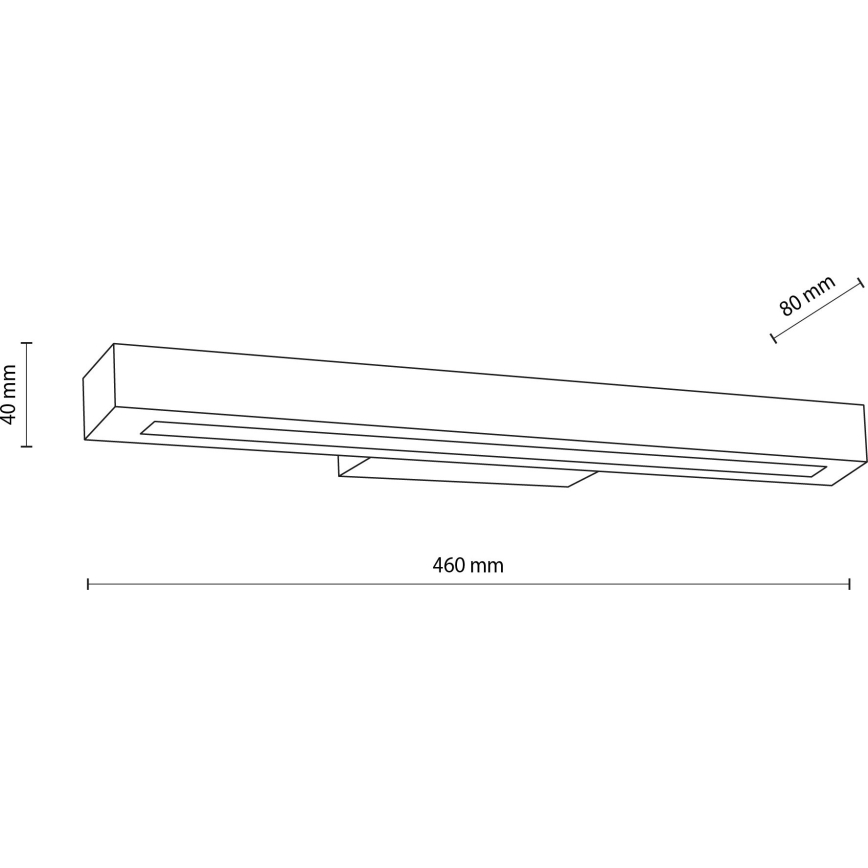 LED Sienas lampa TEO LED/8W/230V 3000K priede