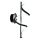 LED Sienas lampa TWIST LED/12W/230V melna