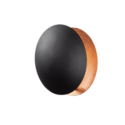LED Sienas lampa YOSMA LED/5W/230V 3000K melna/varš