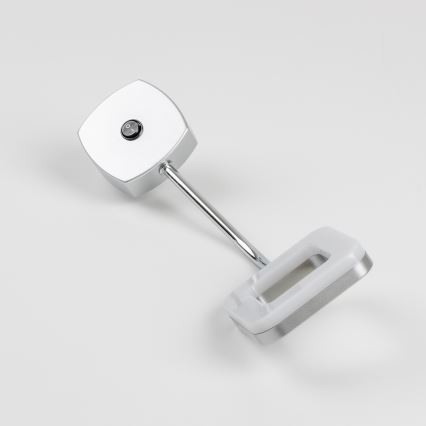 LED sienas lampiņa ar spraudni LED/3,2W/230V matēts hroms