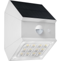 LED sienas saules gaismeklis ar sensoru LED/2,5W/3,7V 3000/4000/6000K IP65 1200 mAh balts