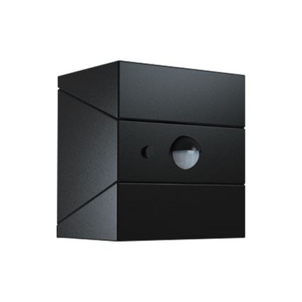 LED sienas saules gaismeklis ar sensoru LED/2,5W/3,7V 3000/4000/6000K IP65 1200 mAh melns