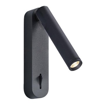 LED sienas spota gaismeklis ABRIEL LED/6W/230V melns