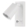 LED Sienas starmetis ar USB LED/5W/230V balta