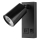 LED Sienas starmetis ar USB LED/5W/230V melna