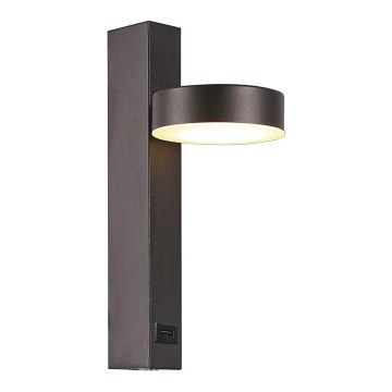 LED Sienas starmetis ar USB portu LED/8W/230V 3000K