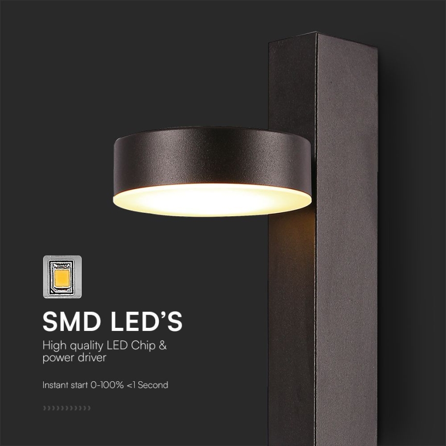 LED Sienas starmetis ar USB portu LED/8W/230V 3000K