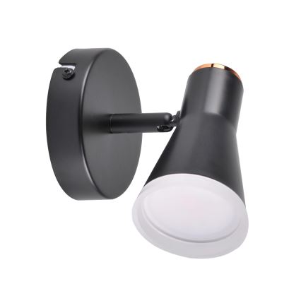 LED Sienas starmetis BERG LED/4,2W/230V melns