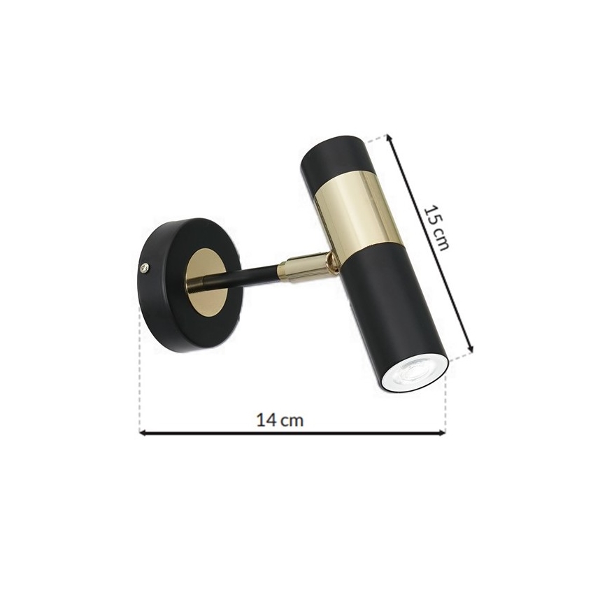 LED Sienas starmetis DALLAS 1xGU10/3W/230V