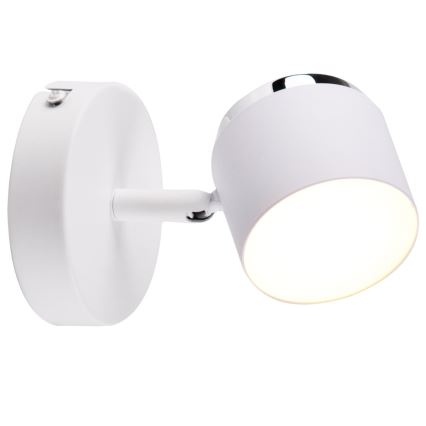 LED Sienas starmetis KUBIK LED/4,2W/230V balts