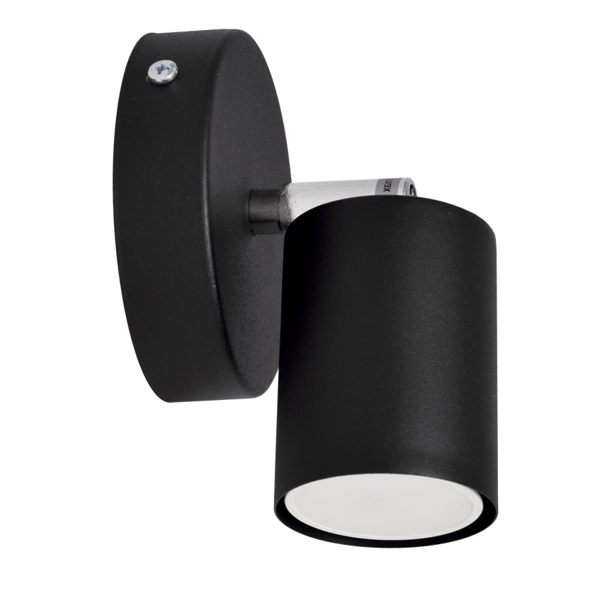 LED Sienas starmetis TUNE 1xGU10/4,8W/230V melna