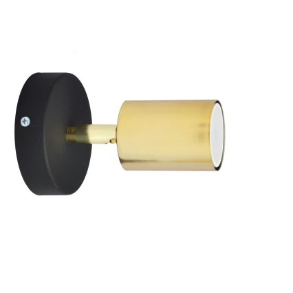 LED Sienas starmetis TUNE 1xGU10/4,8W/230V zelta/melna