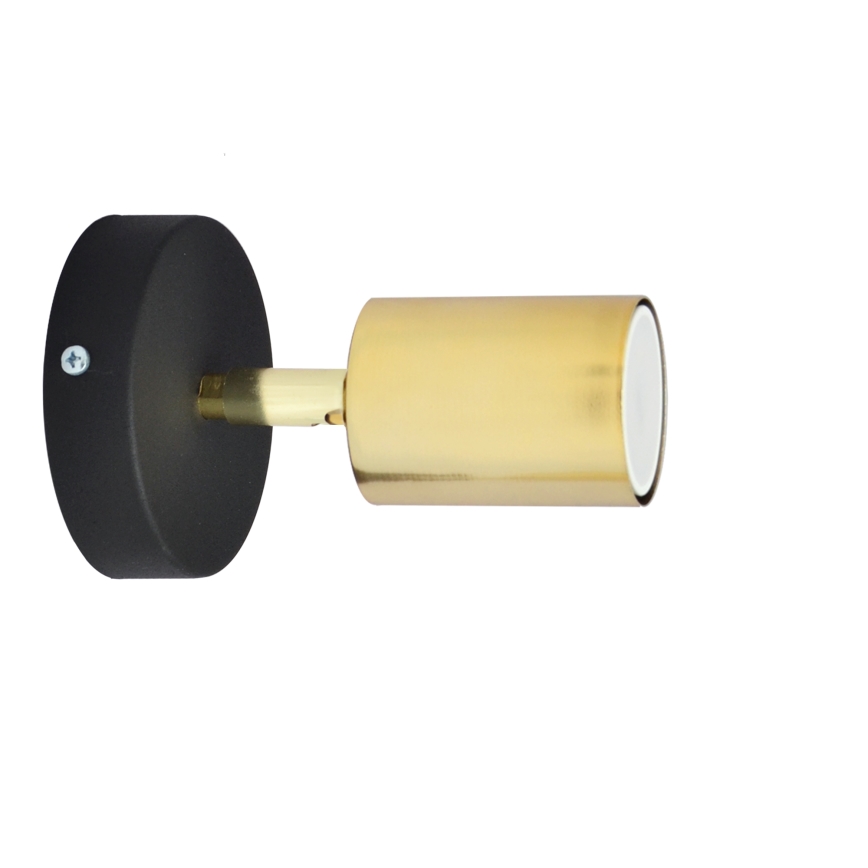 LED Sienas starmetis TUNE 1xGU10/4,8W/230V zelta/melna