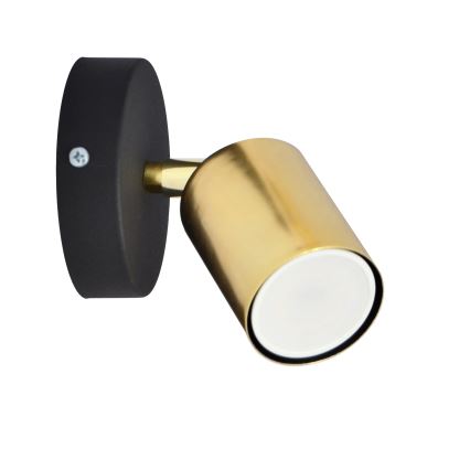 LED Sienas starmetis TUNE 1xGU10/4,8W/230V zelta/melna