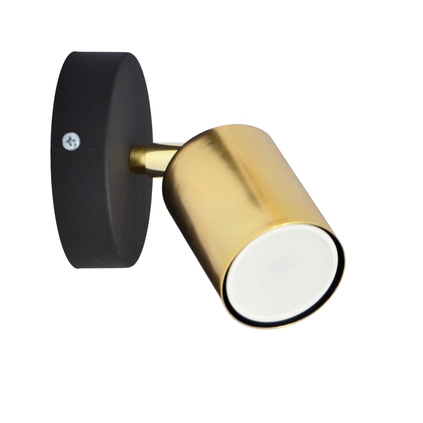 LED Sienas starmetis TUNE 1xGU10/4,8W/230V zelta/melna