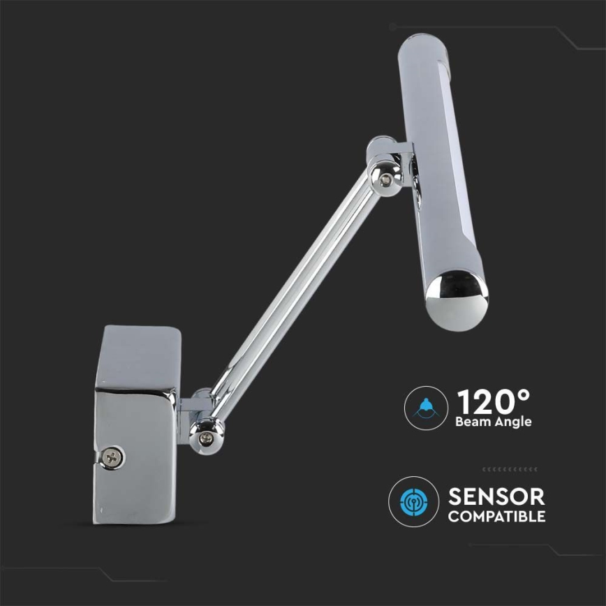 LED Spoguļa apgaismojums LED/13W/230V 3000K 64cm hroma