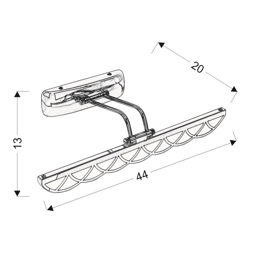 LED Spoguļa apgaismojums MOVE LED/6W/230V
