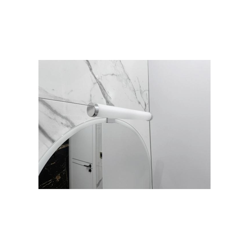 LED spoguļa apgaismojums vannas istabai, 8 W, 230 V, 30 cm, IP44, glancēts hroms