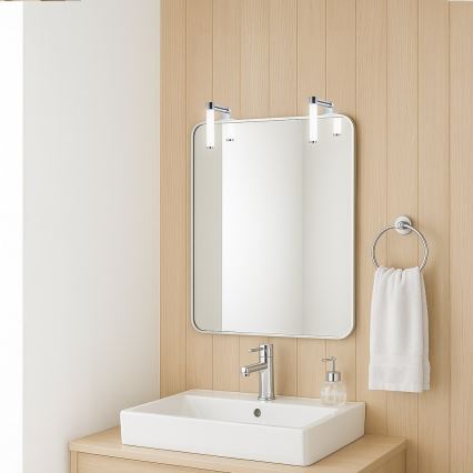 LED spoguļa apgaismojums vannas istabai APA MINI LED/4W/230V IP44, spīdīgs hroms