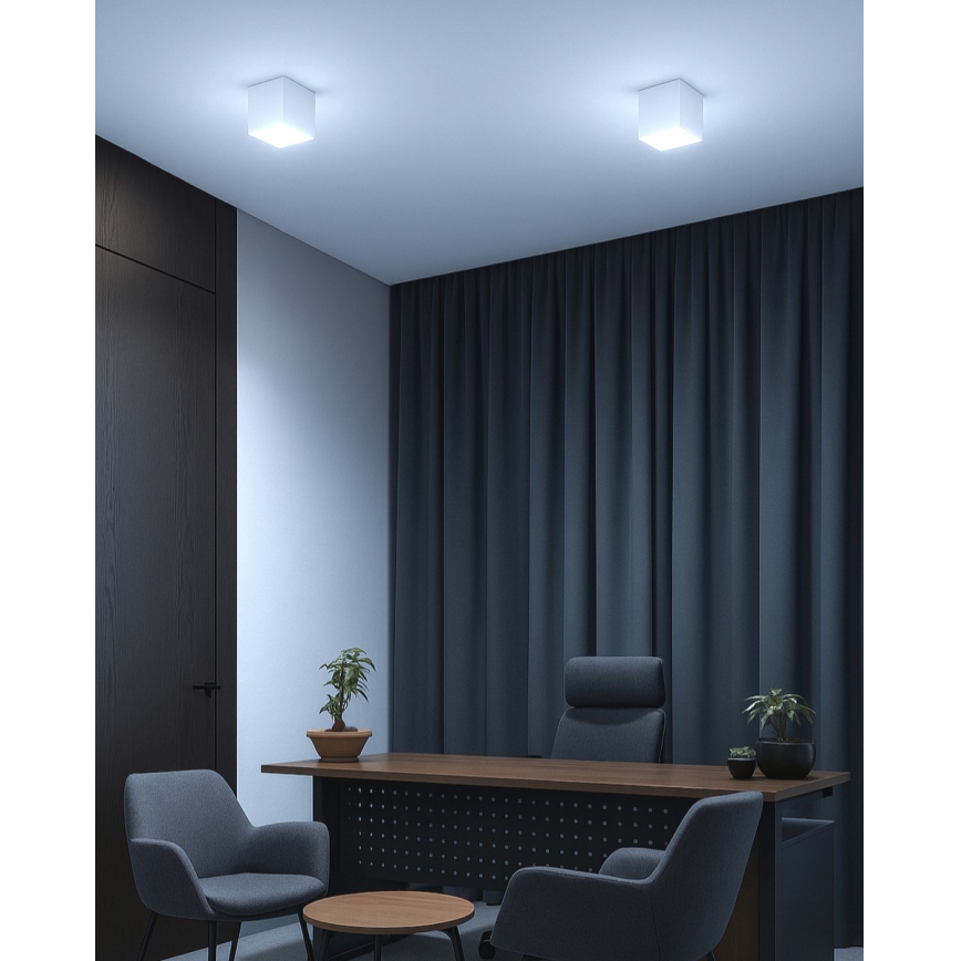 LED spot gaismeklis LED/5W/230V 3000/4000/6400K 7,5x7,5 cm balts