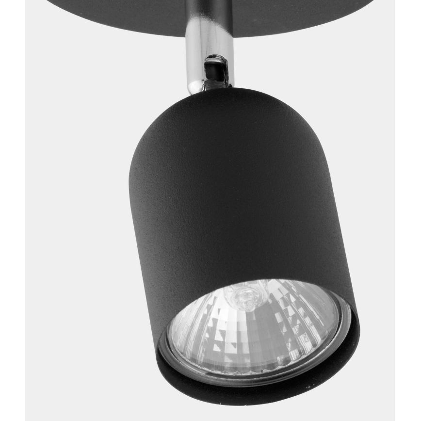 LED spotgaismeklis TOP 1xGU10/10W/230V melns