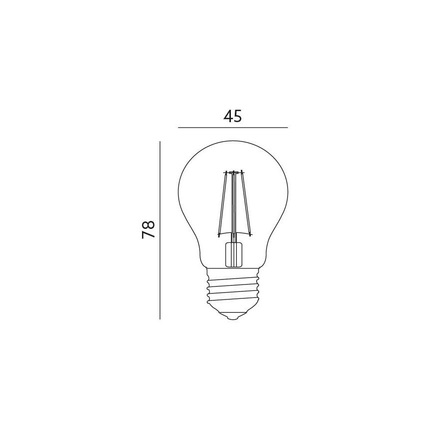 LED Spuldze 1xE27/4W/230V 3000K