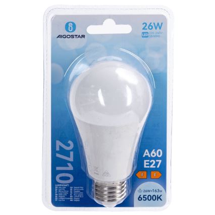 LED spuldze A60 E27/26W/230V 6500K - Aigostar