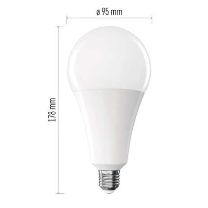 LED Spuldze A95 E27/28W/230V 2700K