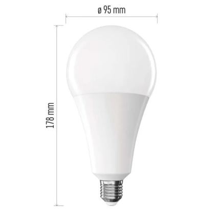 LED Spuldze A95 E27/28W/230V 4000K