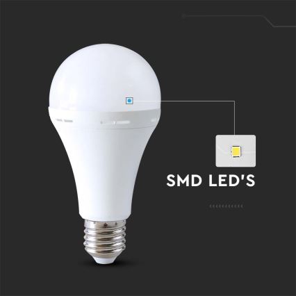 LED Spuldze ar avārijas režīmu A80 E27/12W/230V 4000K