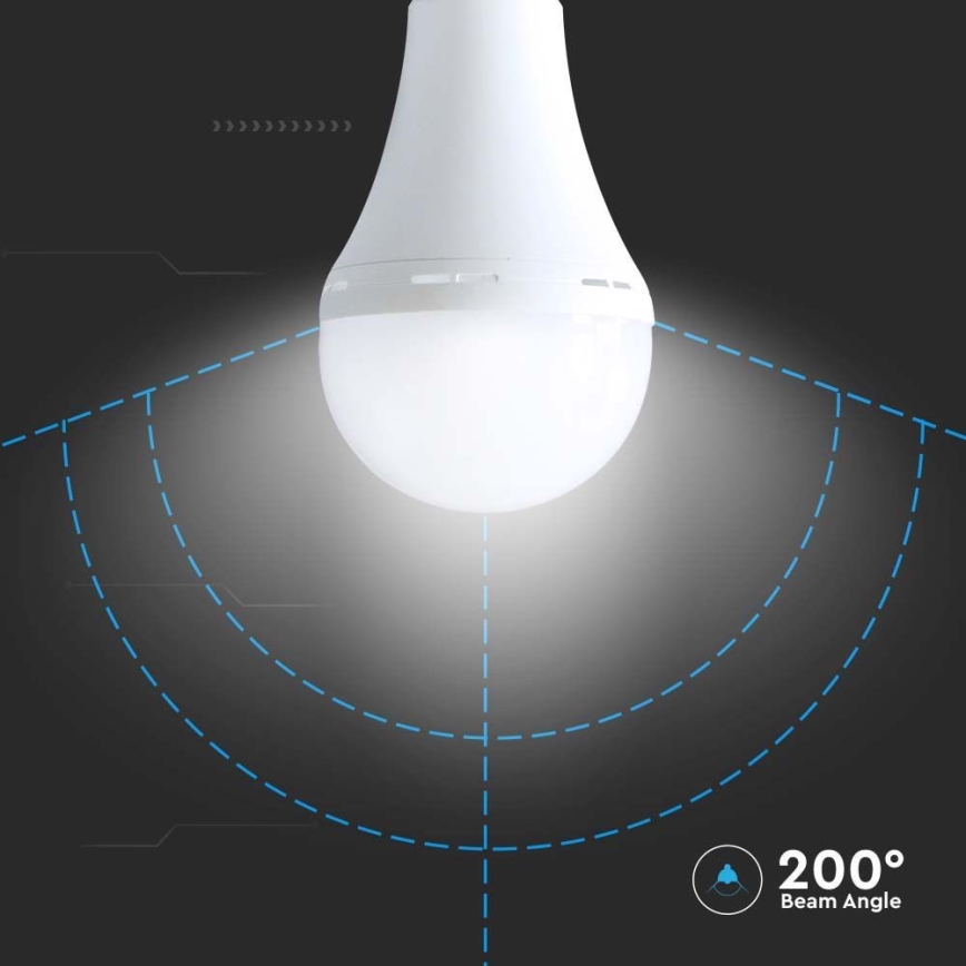 LED Spuldze ar avārijas režīmu A90 E27/15W/230V 4000K