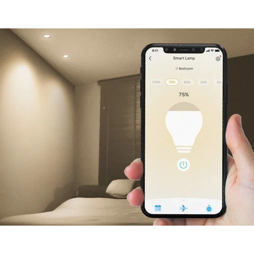 LED spuldze ar regulējamu spilgtumu GU10/2,9W/230V 2700K Wi-Fi - TP-Link