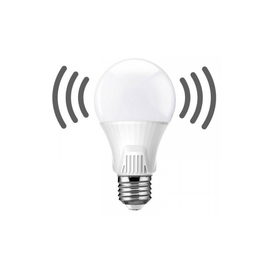 LED Spuldze ar sensoru E27/9W/230V 6500K
