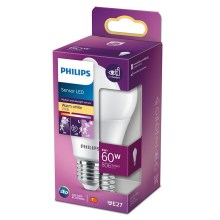 LED Spuldze ar sensoru Philips A60 E27/8W/230V 2700K