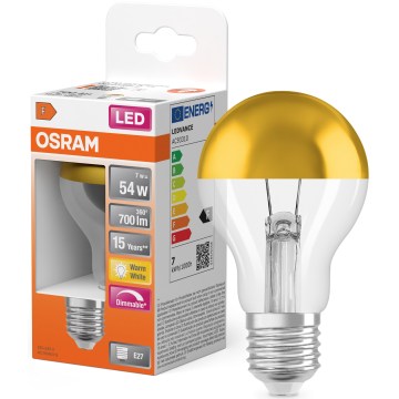 LED spuldze ar spoguļotu virsotni SUPERSTAR E27/7W/230V 2700K zelta krāsas - Osram