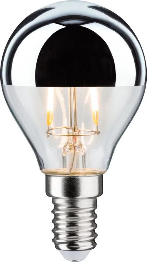 LED Spuldze ar spoguļveida sfērisku apvalku CROWN E14/2,6W/230V 2700K - Paulmann 28663