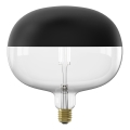 LED spuldze ar vāciņu un regulējamu spilgtumu FILAMENT E27/6W/230V 1800K melna CRI 90
