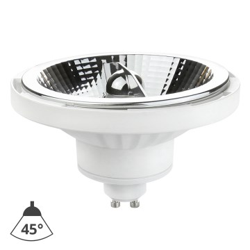 LED Spuldze AR111 GU10/12W/230V 4000K 45° balta