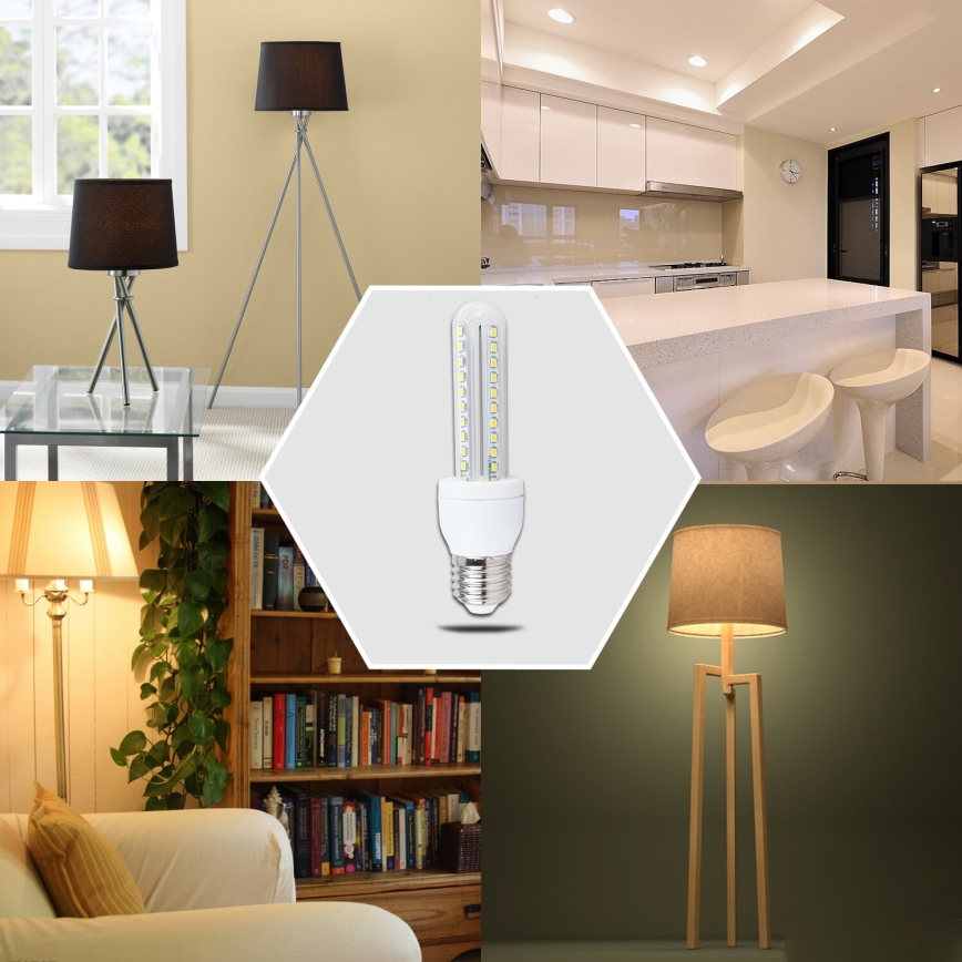 LED Spuldze B5 E27/8W/230V 3000K - Aigostar