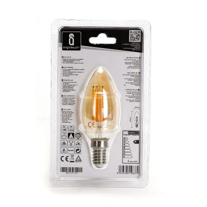 LED spuldze C35 E14/4W/230V 2200K - Aigostar