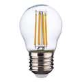 LED spuldze CAURSPĪDĪGA G45 E27/4,5W/230V 2200K