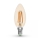 LED Spuldze CLASIC AMBER C35 E14/5W/230V 2200K -  Brilagi