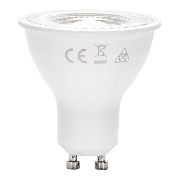 LED spuldze COB GU10/7W/230V 4000K - Aigostar