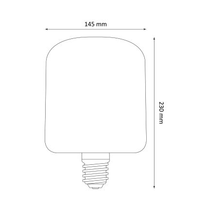 LED Spuldze DECO VINTAGE E27/4W/230V 1800K