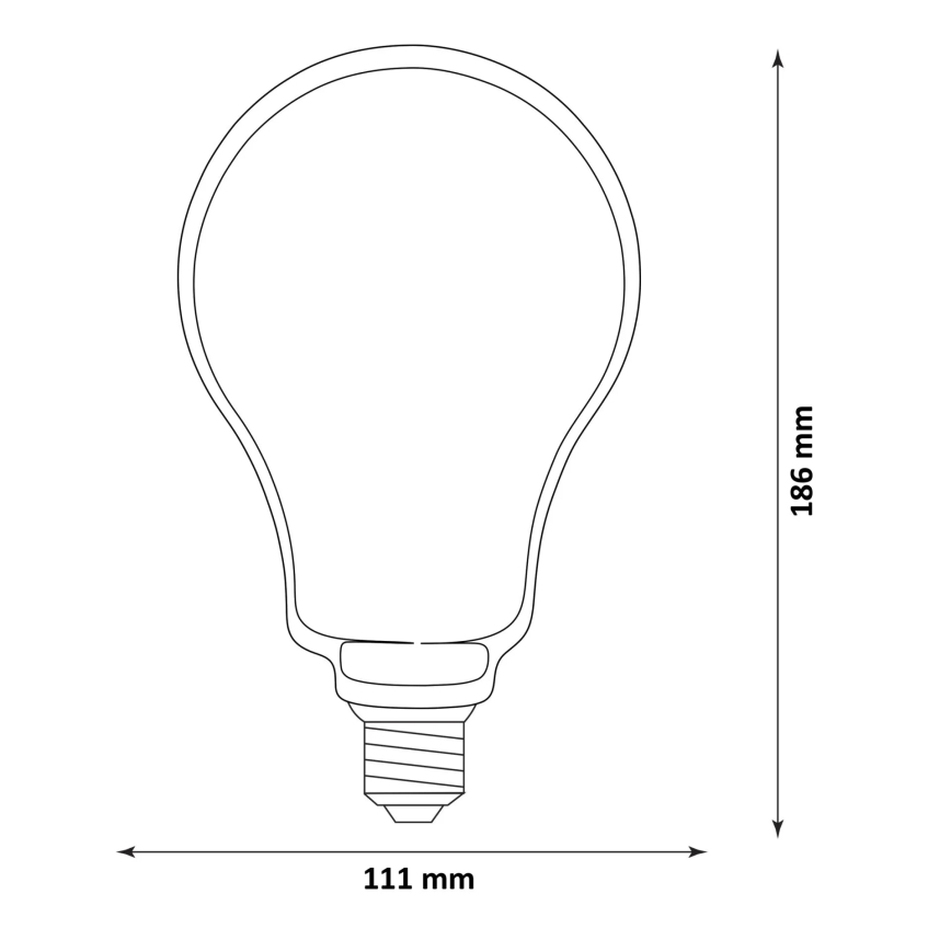LED Spuldze DECO VINTAGE FILAMENT O110 E27/4W/230V 1800K