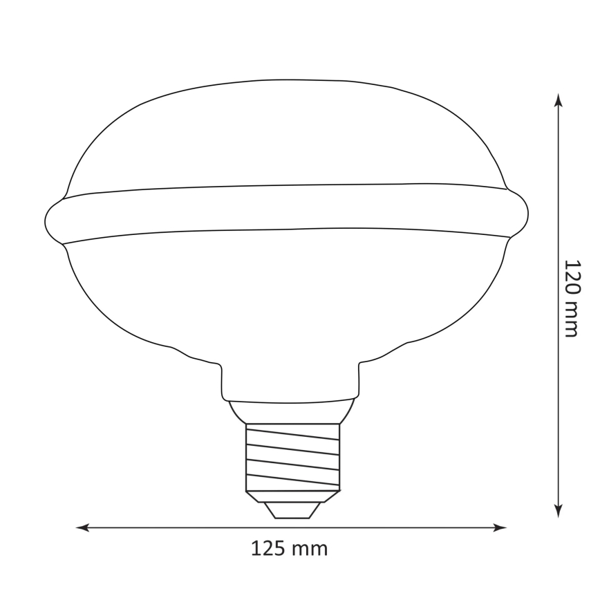 LED Spuldze DECO VINTAGE FILAMENT UFO130 E27/4W/230V 1800K